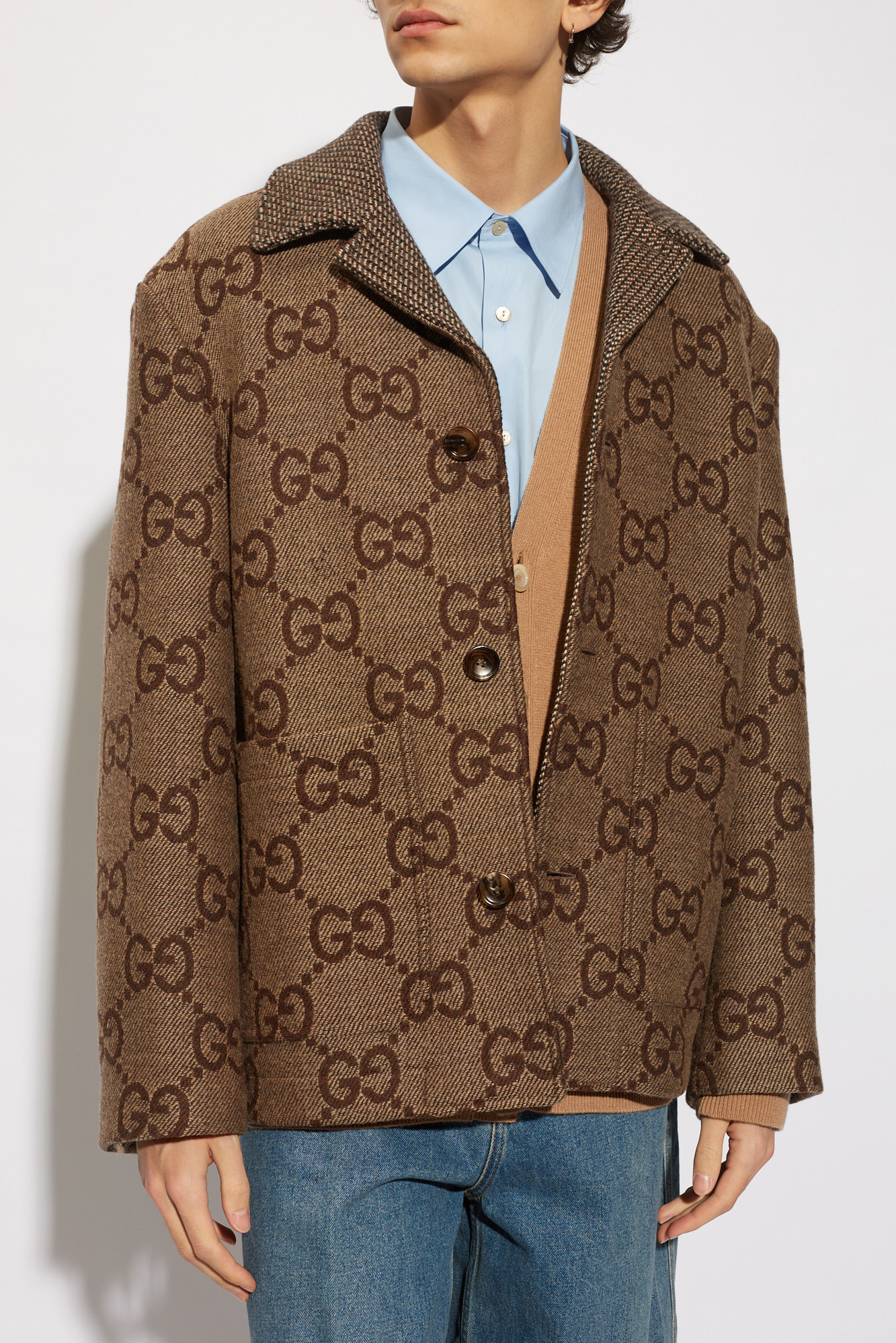 Gucci hot sale wool jacket